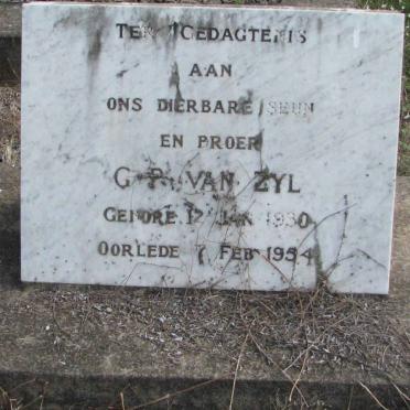 ZYL G.P., van 1930-1954