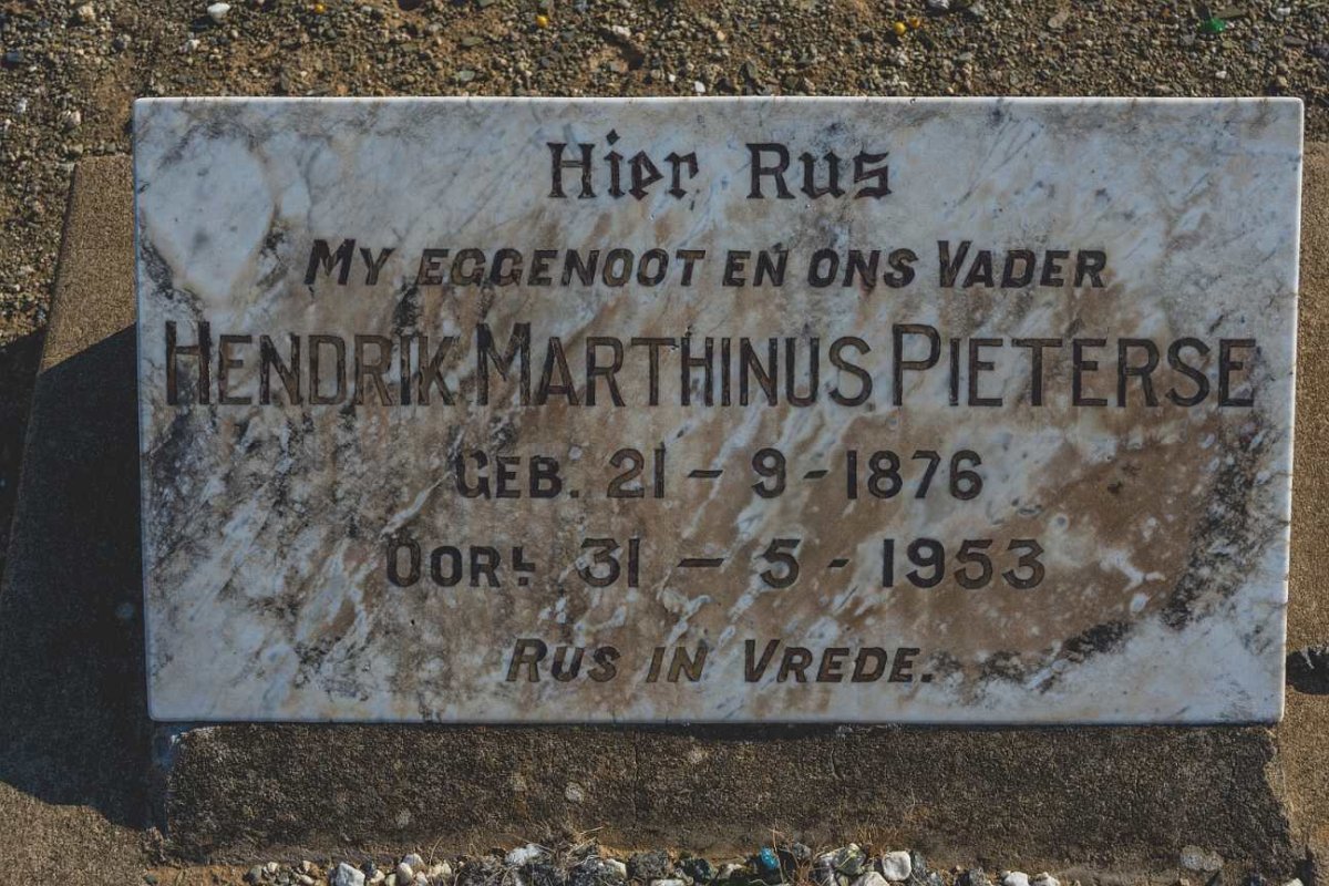 PIETERSE Hendrik Marthinus 1876-1953