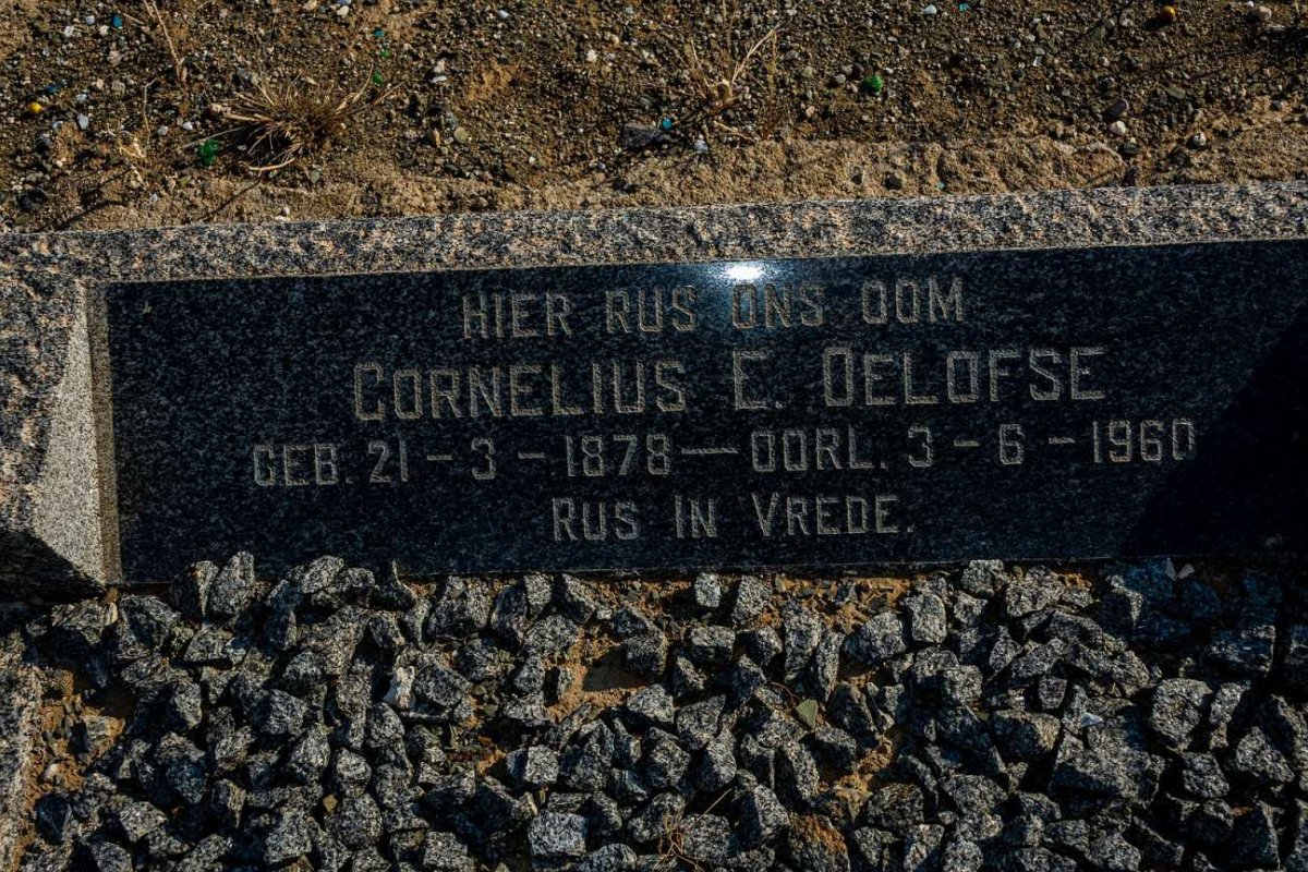 OELOFSE Cornelius E. 1878-1960
