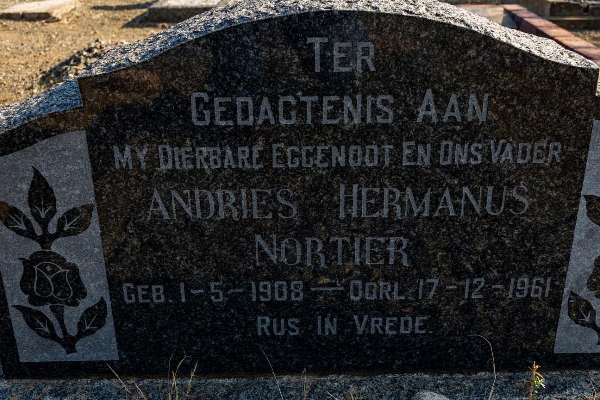 NORTIER Andries Hermanus 1908-1961
