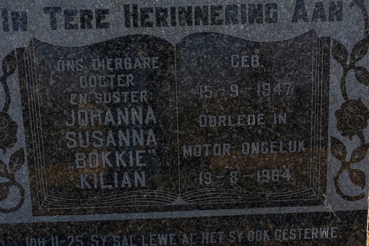 KILIAN Johanna Susanna 1947-1964