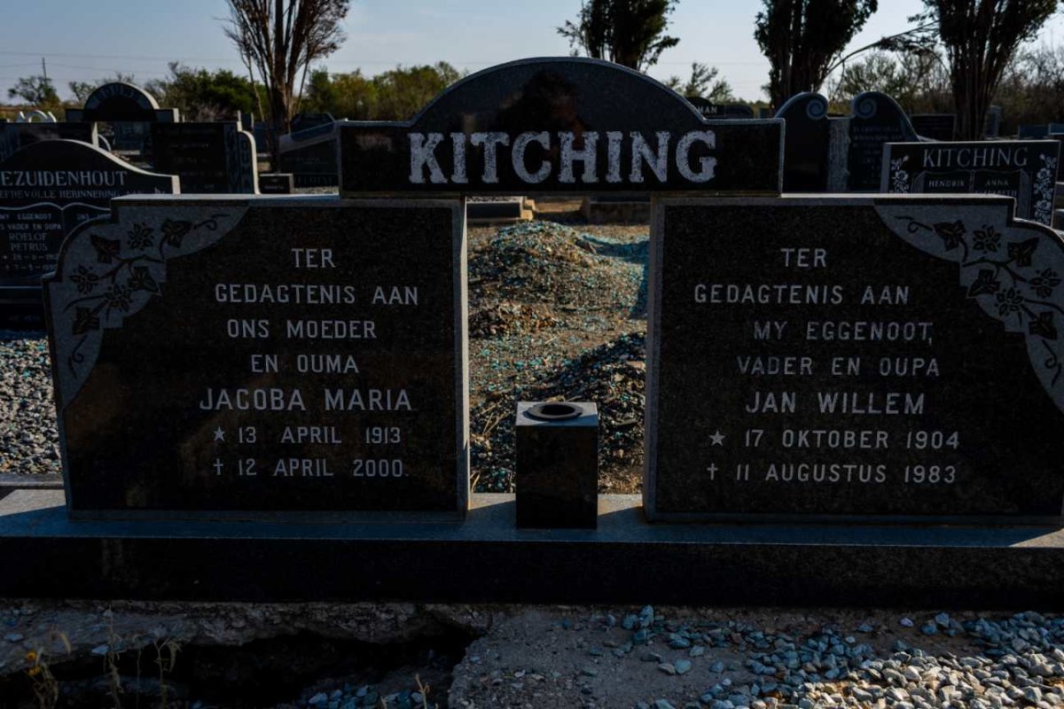 KITCHING Jan Willem 1904-1983 &amp; Jacoba Maria 1913-2000