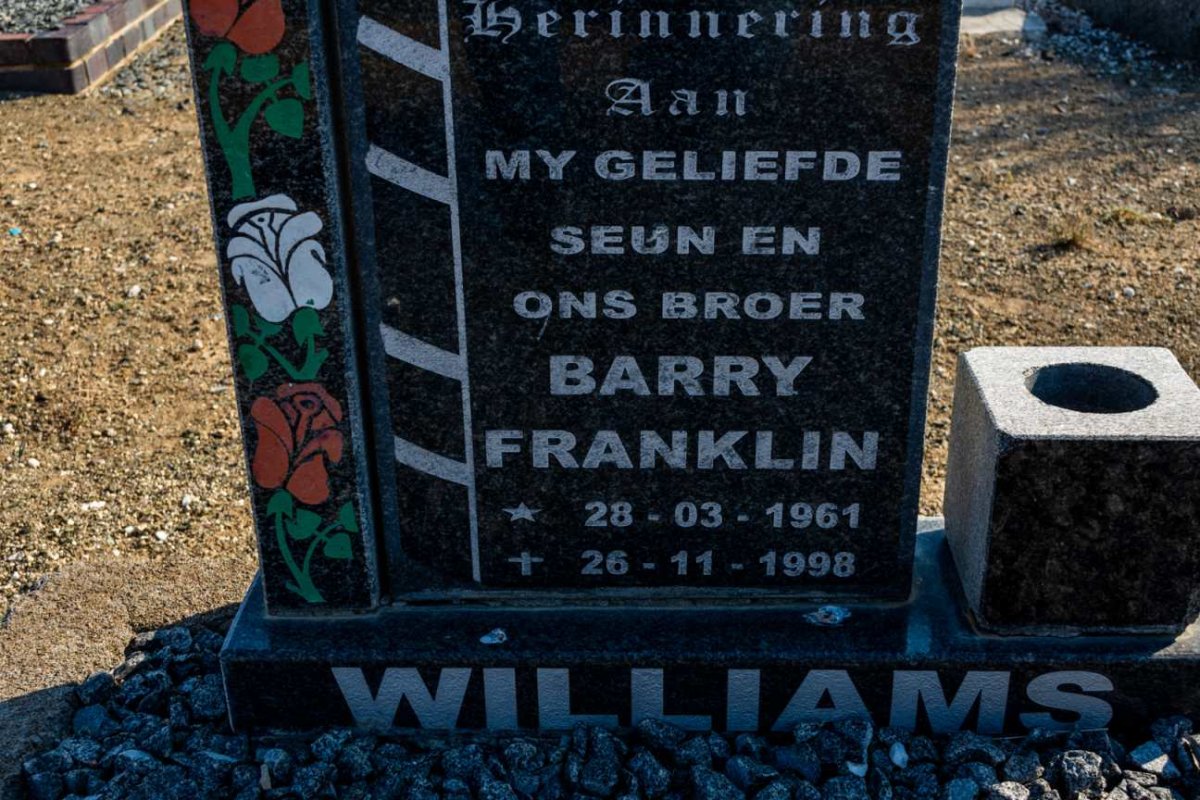 WILLIAMS Barry Franklin 1961-1998