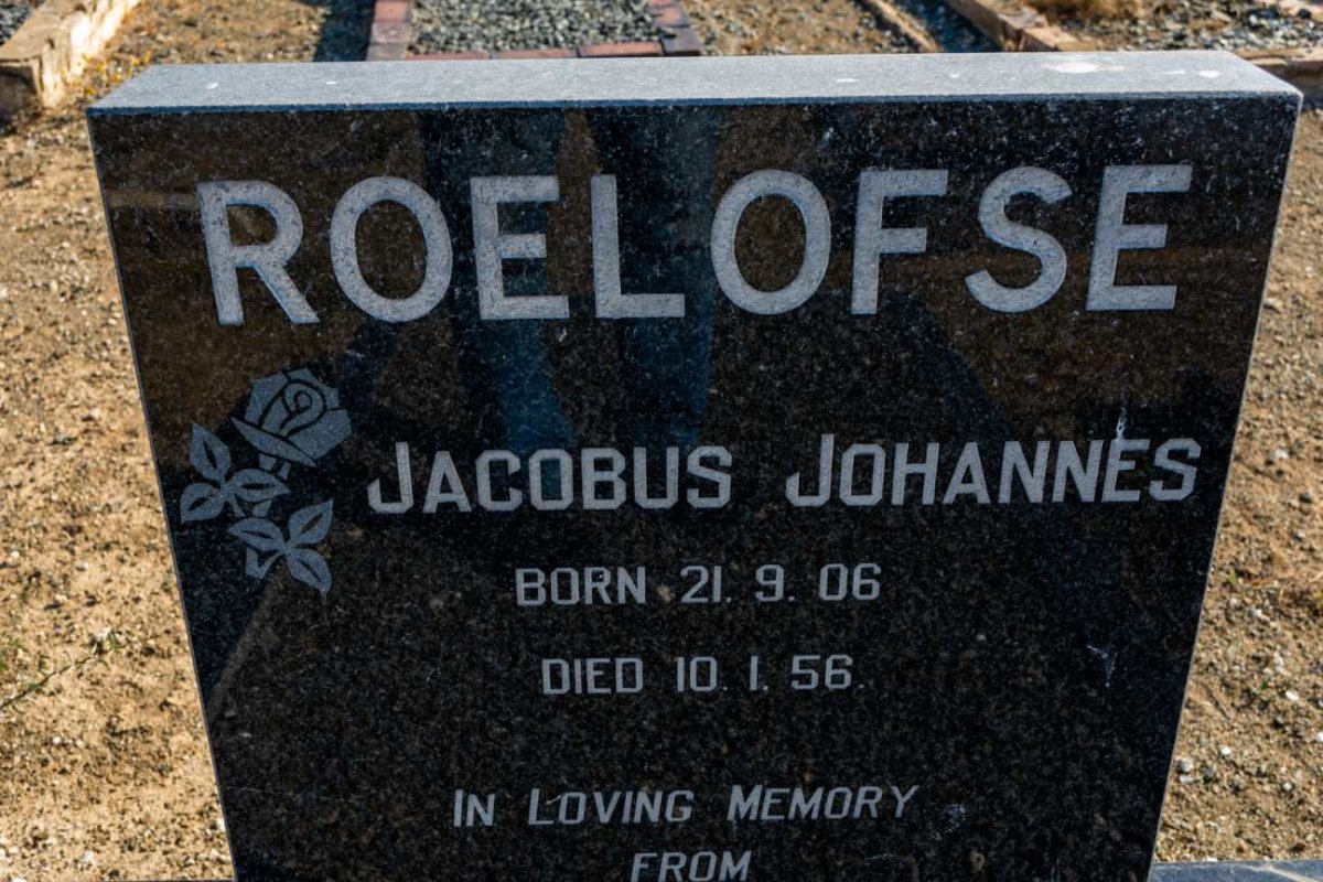 ROELOFSE Jacobus Johannes 1906-1956