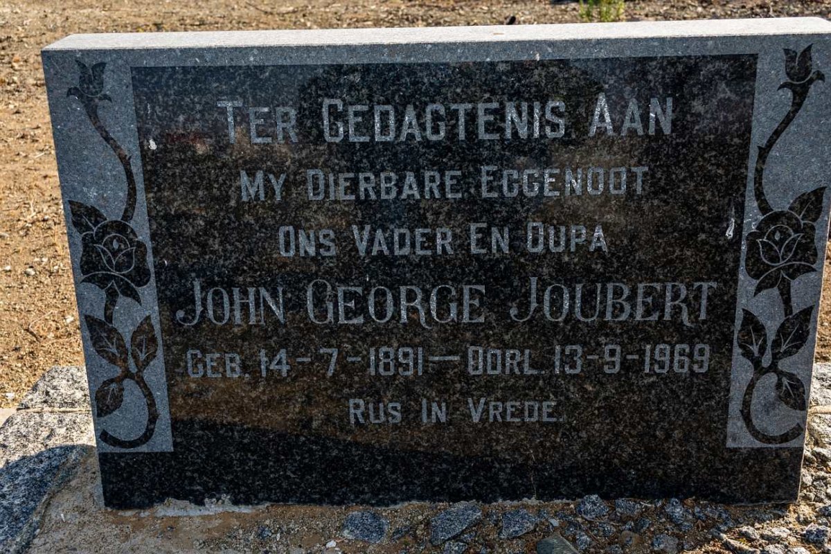 JOUBERT John George 1891-1969