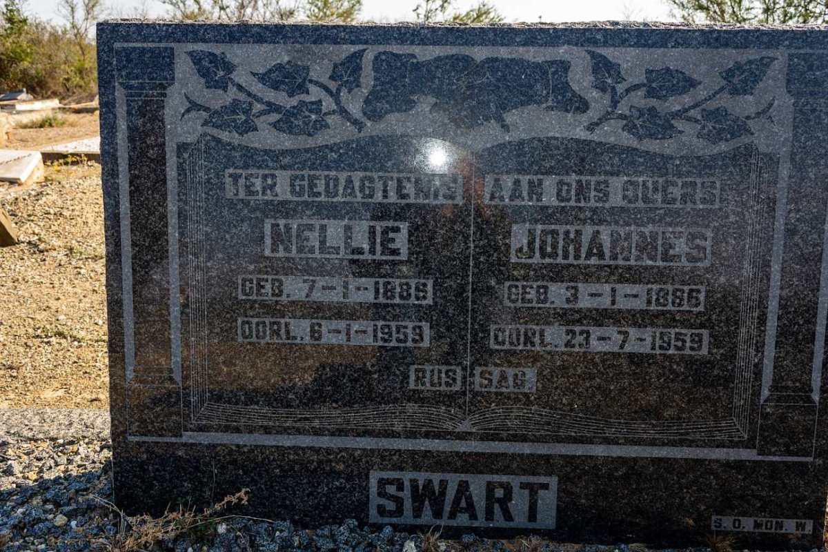 SWART Johannes 1886-1959 &amp; Nellie 1885-1959