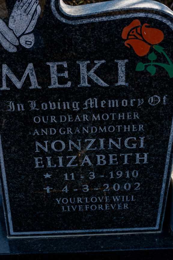 MEKI Nonzingi Elizabeth 1910-2002