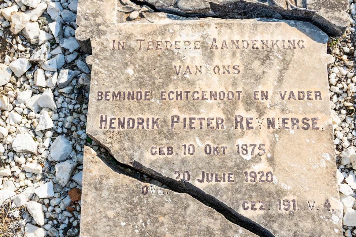 REYNIERSE Hendrik Pieter 1875-1920