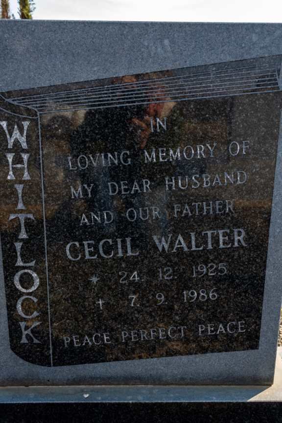 WHITLOCK Cecil Walter 1925-1986