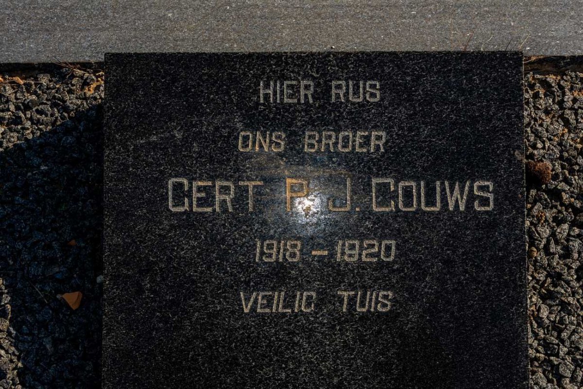 GOUWS Gert P.J. 1918-1920