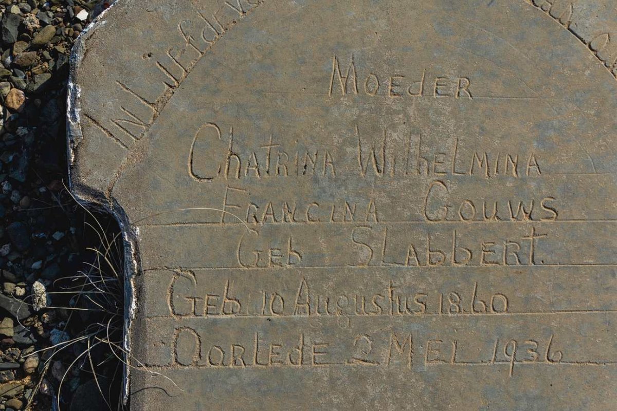 GOUWS Chatrina Wilhelmina Francina nee SLABBERT 1860-1936