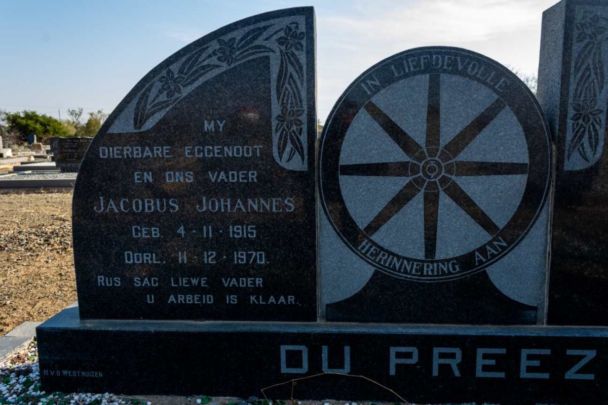 PREEZ Jacobus Johannes, du 1915-1970