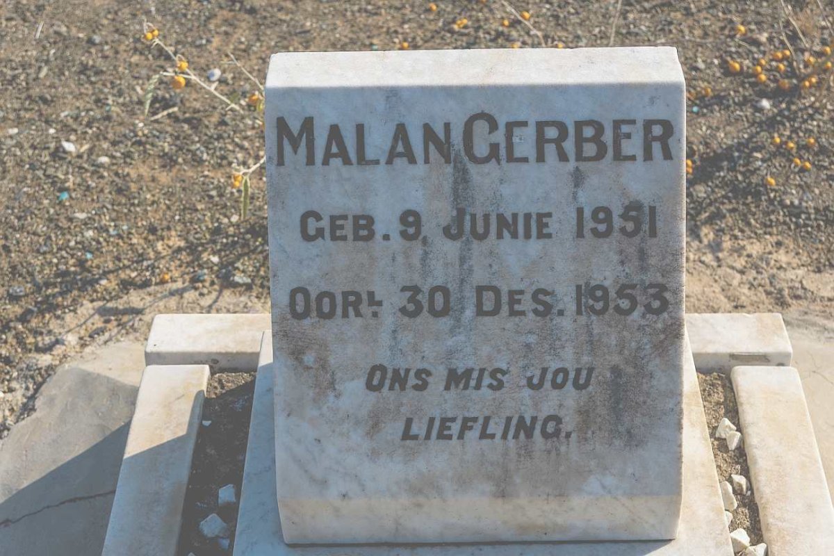 GERBER Malan 1951-1953