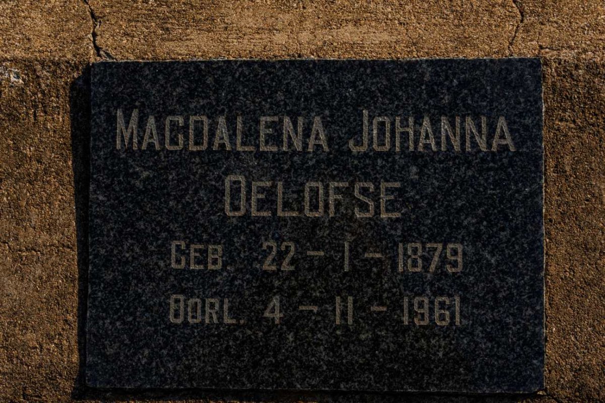 OELOFSE Magdalena Johanna 1879-1961