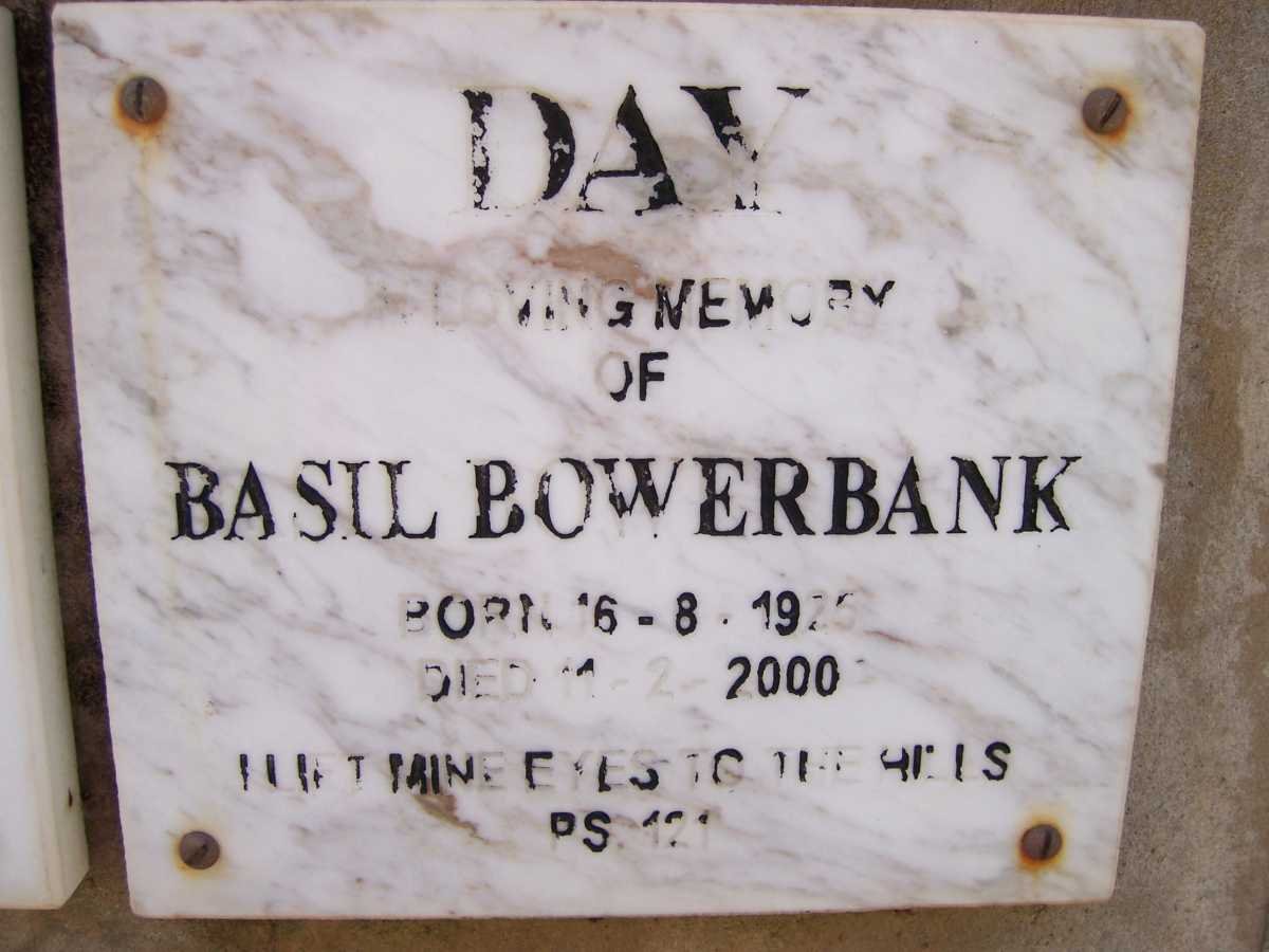 DAY Basil Bowerbank 1925-2000