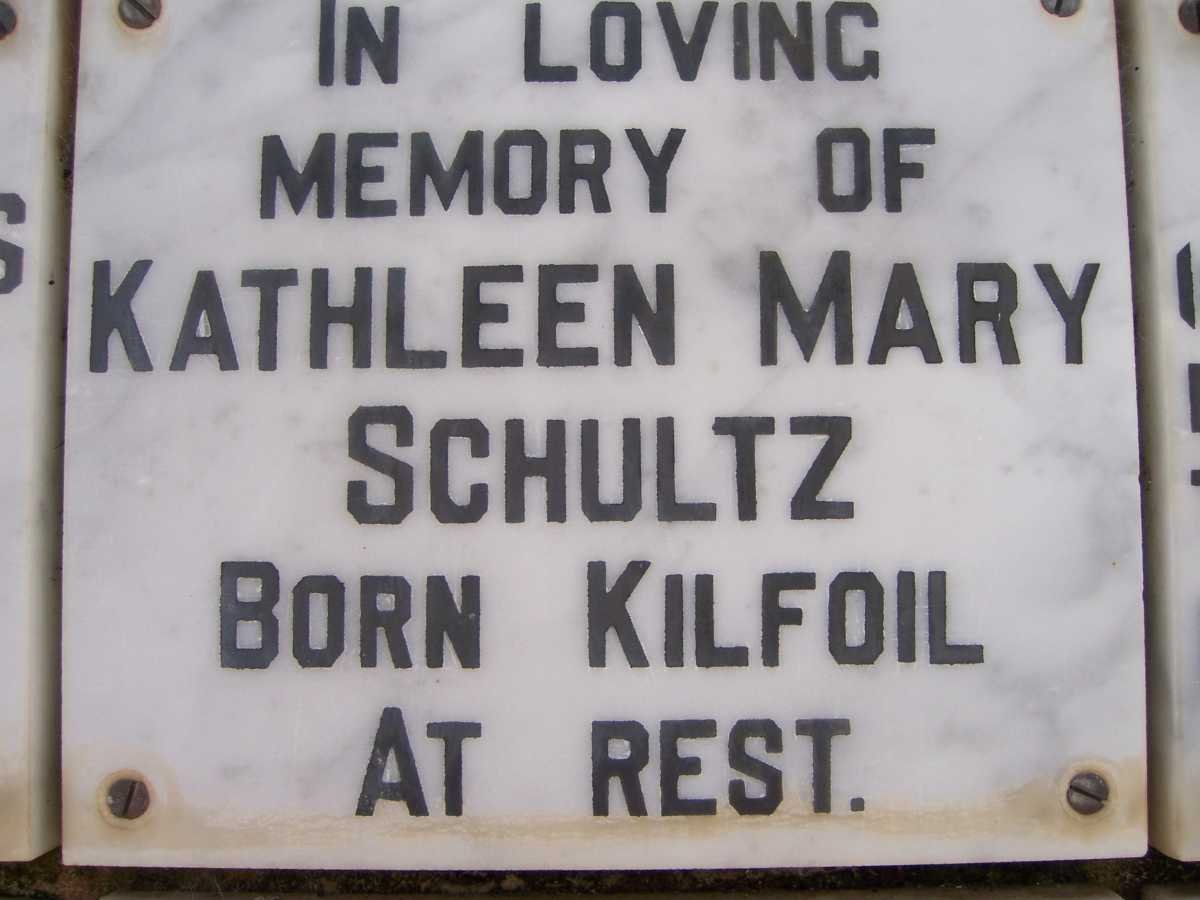 SCHULTZ Kathleen Mary