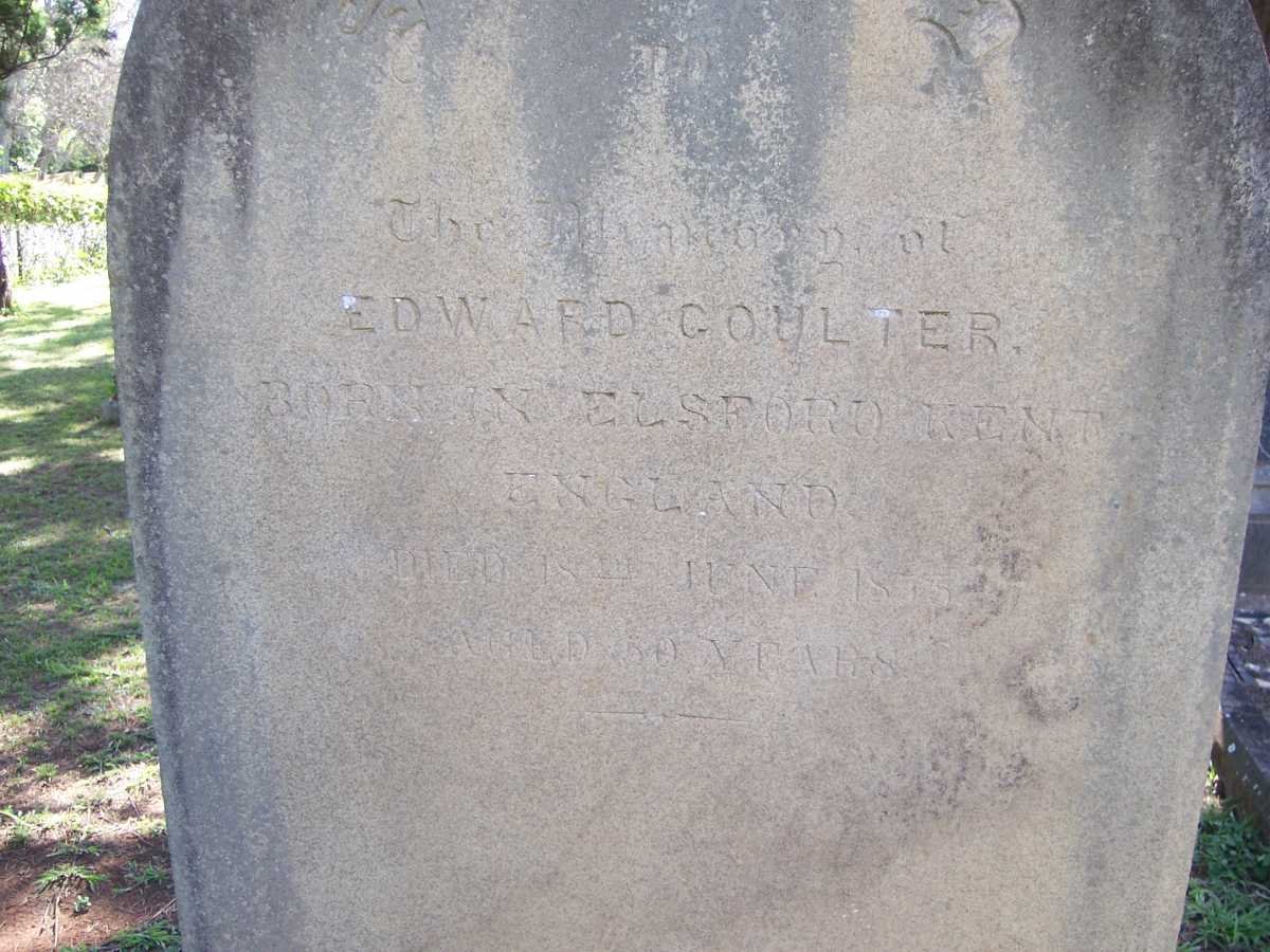 COULTER Edward -1875