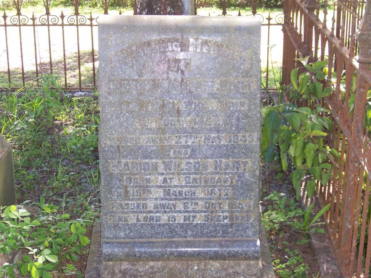 HART Joseph William 1863-1943 &amp; Marion Wilson 1872-1954