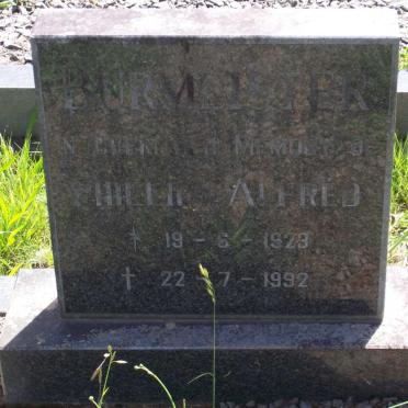 BURMEISTER Philip Alfred 1923-1992