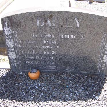 BAILEY Peter Derrick 1920-1983