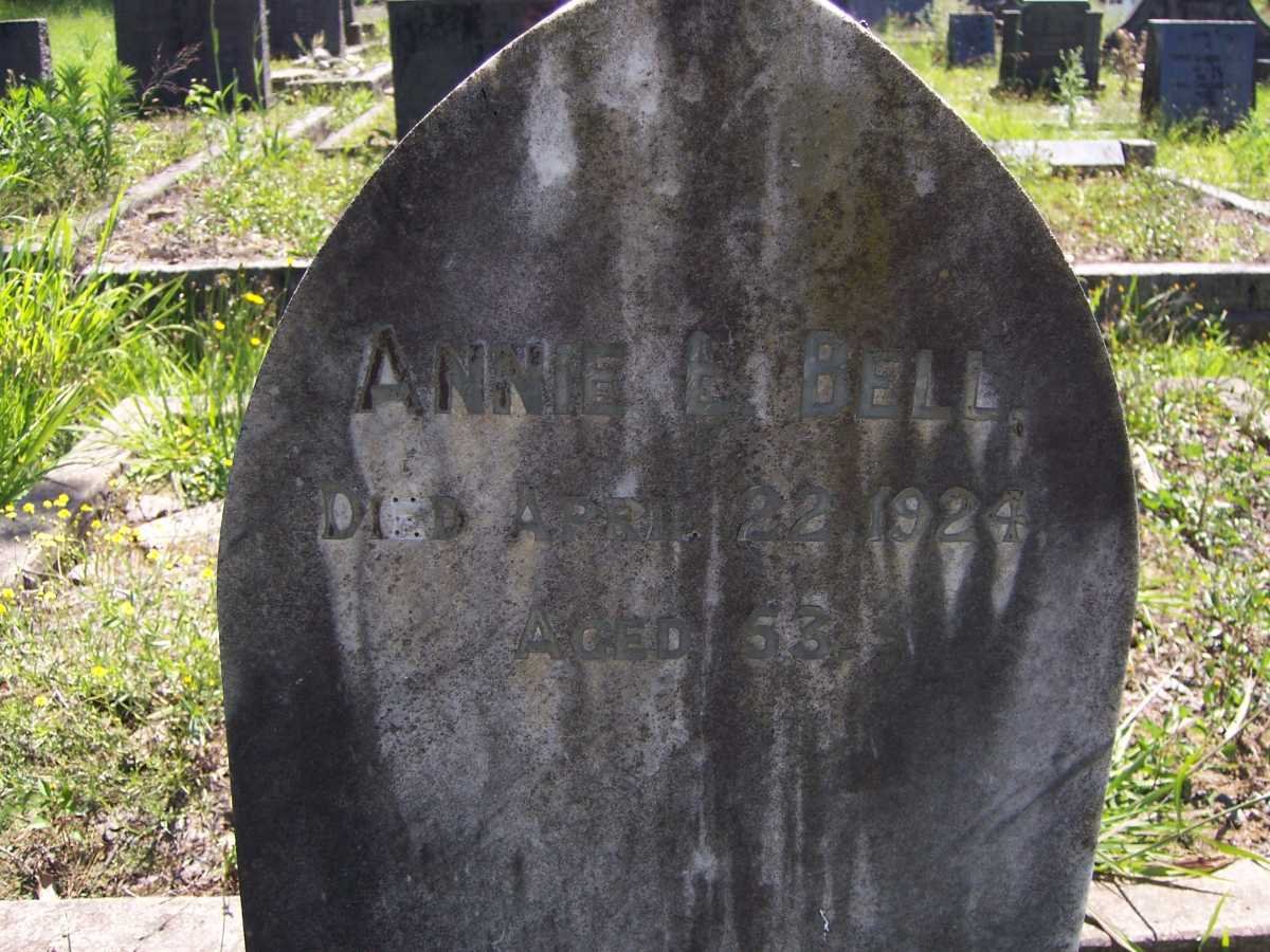 BELL Annie E. -1924