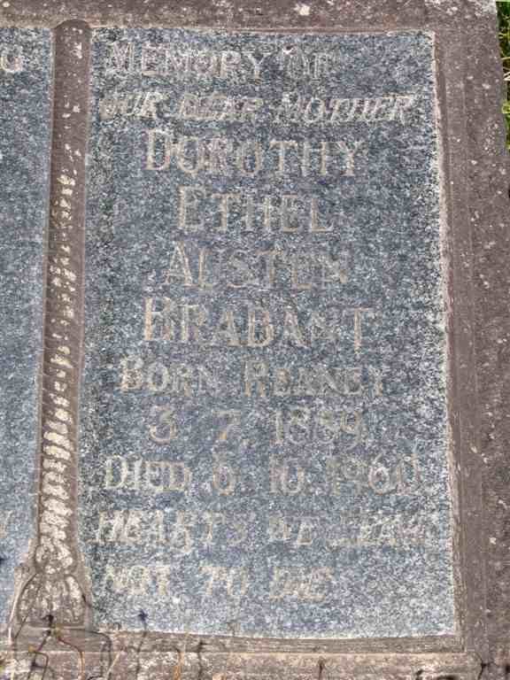 BRABANT Ethel Austen nee REANEY 1889-1860