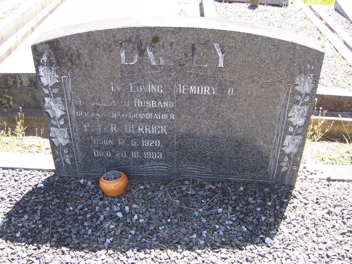 BAILEY Peter Derrick 1920-1983