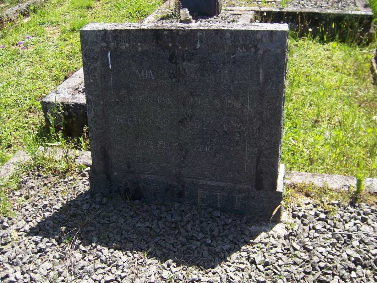 BARTLETT James 186?-1935 &amp; Ada 1865-1959