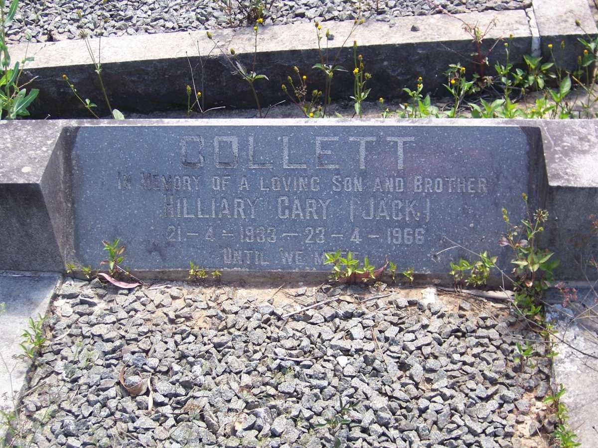 COLLETT Hilliary Gary 1933-1966
