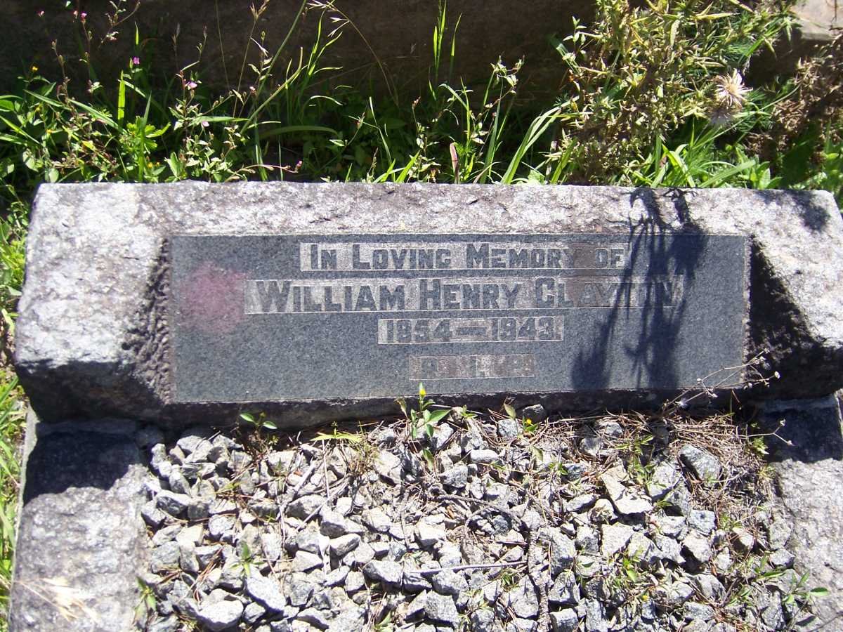 CLAYTON William Henry 1854-1943