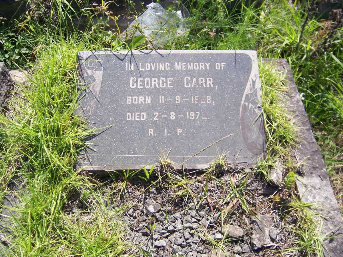 CARR George 1898-1970