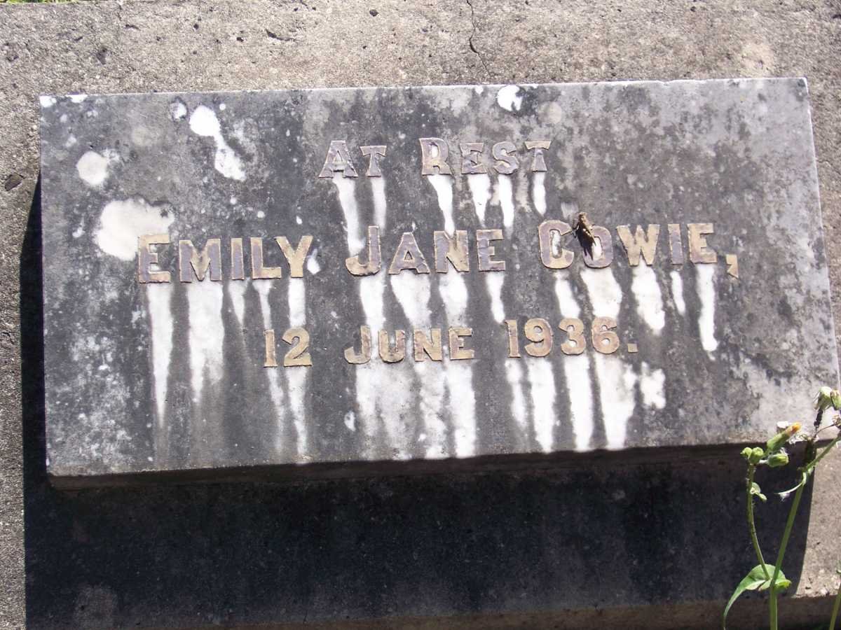 COWIE Emily Jane -1936