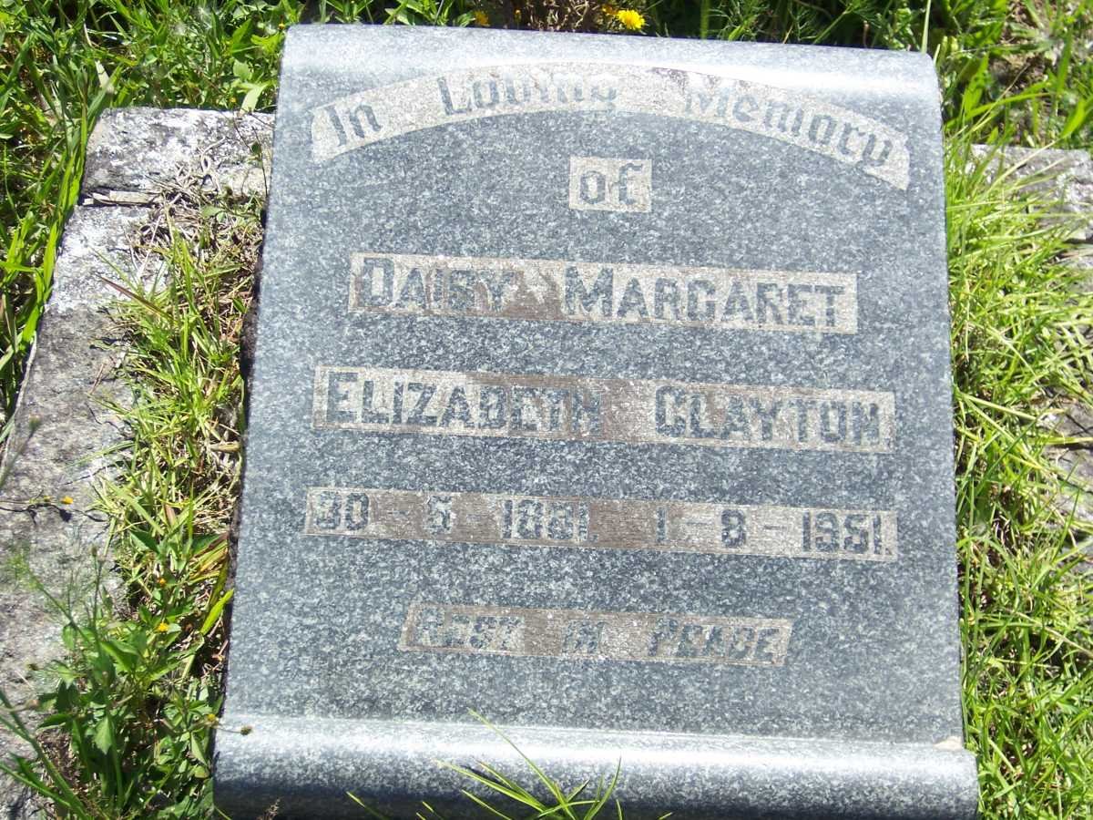CLAYTON Daisy Margaret Elizabeth 1881-1951
