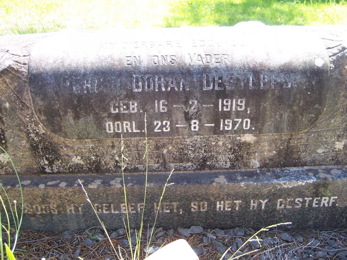 DEETLEFS Percy Doran 1919-1970