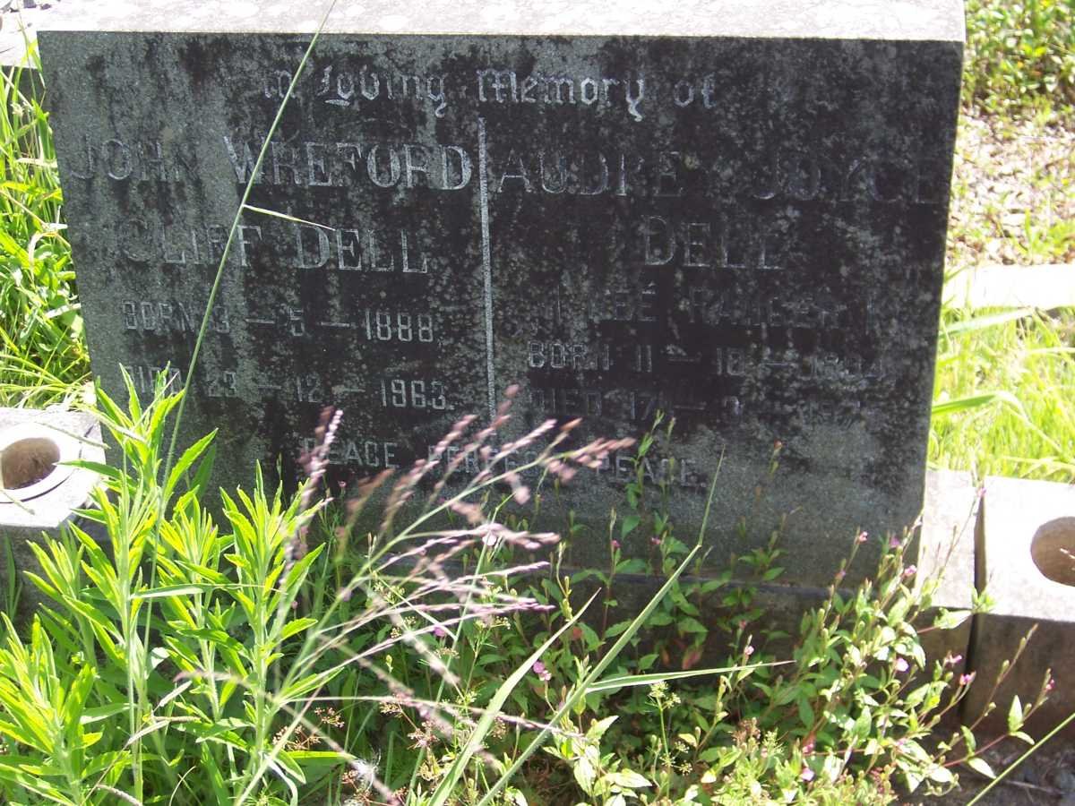 DELL Cliff 1888-1963 &amp; Audrey Joyce RANGER 1894-1975