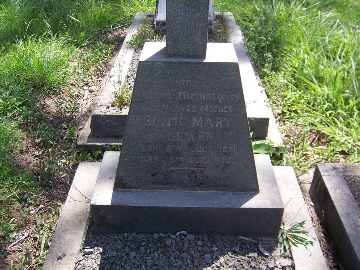FREWEN Edith Mary 1871-1965