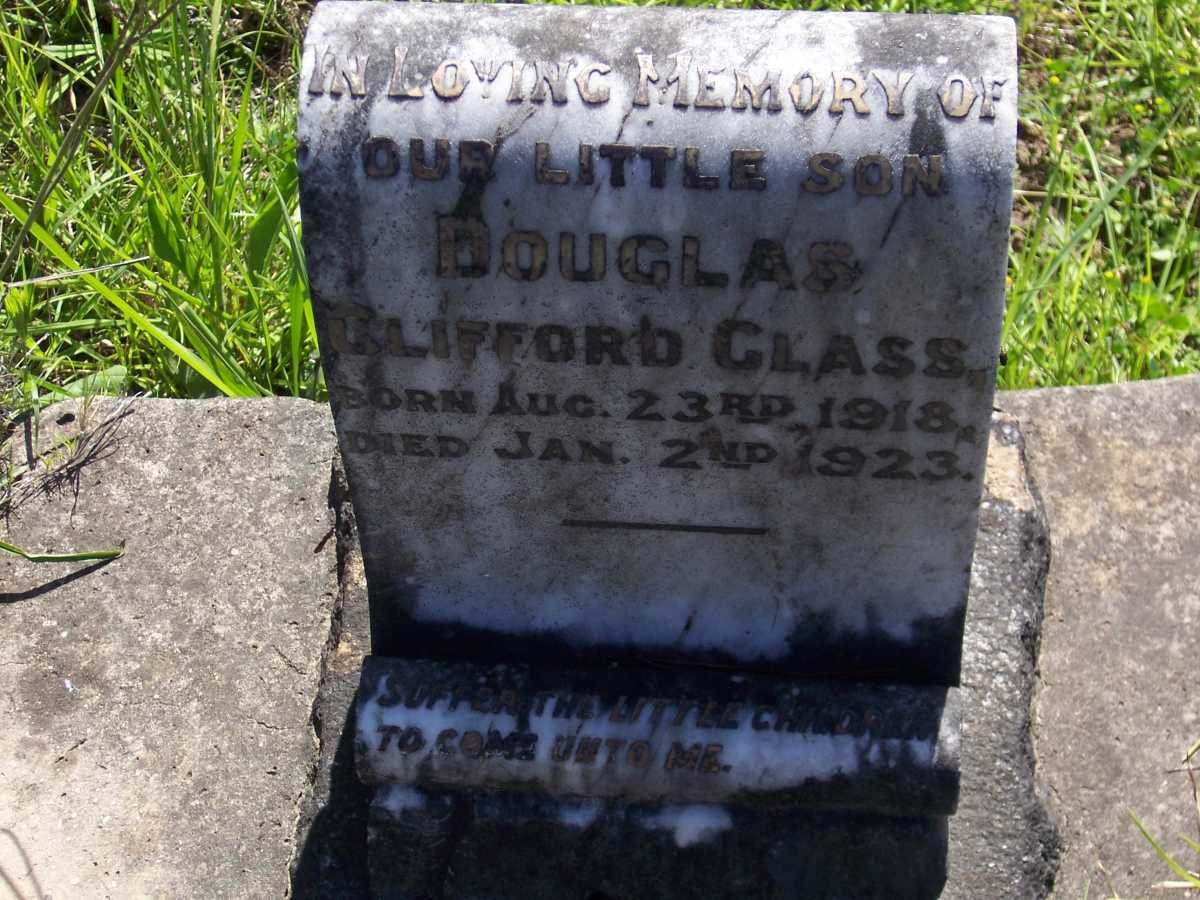 GLASS Douglas Clifford 1918-1923