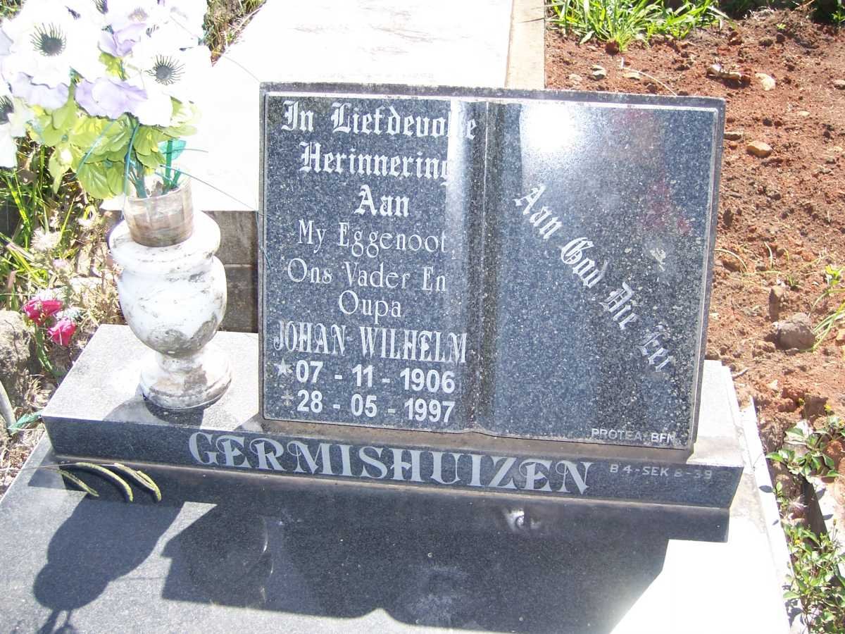 GERMISHUIZEN Johan Wilhelm 1906-1997