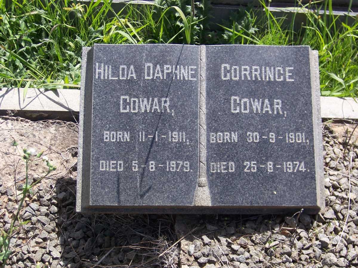GOWAR Gorringe 1901-1974 &amp; Hilda Daphne 1911-1979