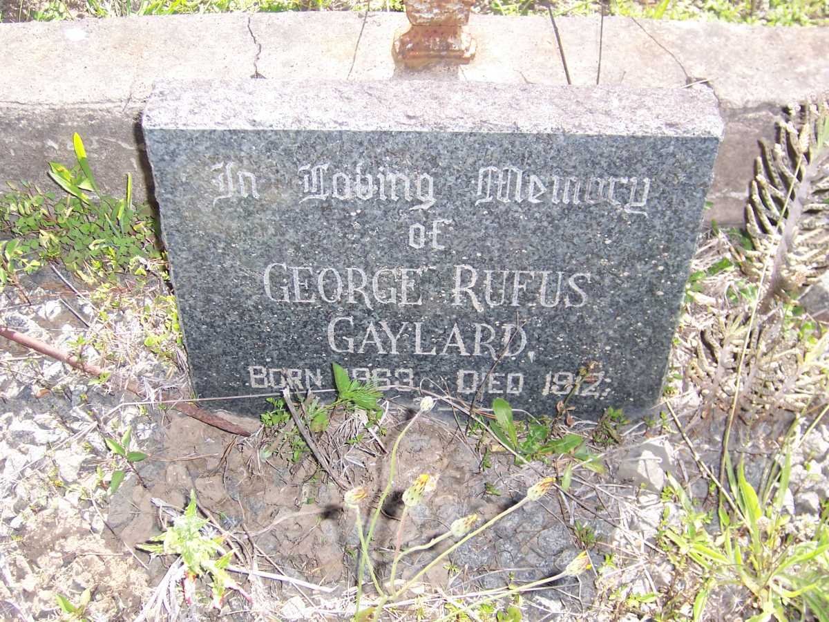 GAYLARD George Rufus 1863-1912