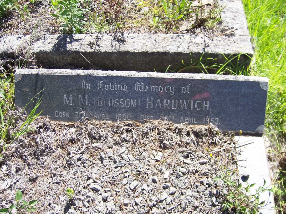 HARDWICH M.M. 1890-1953