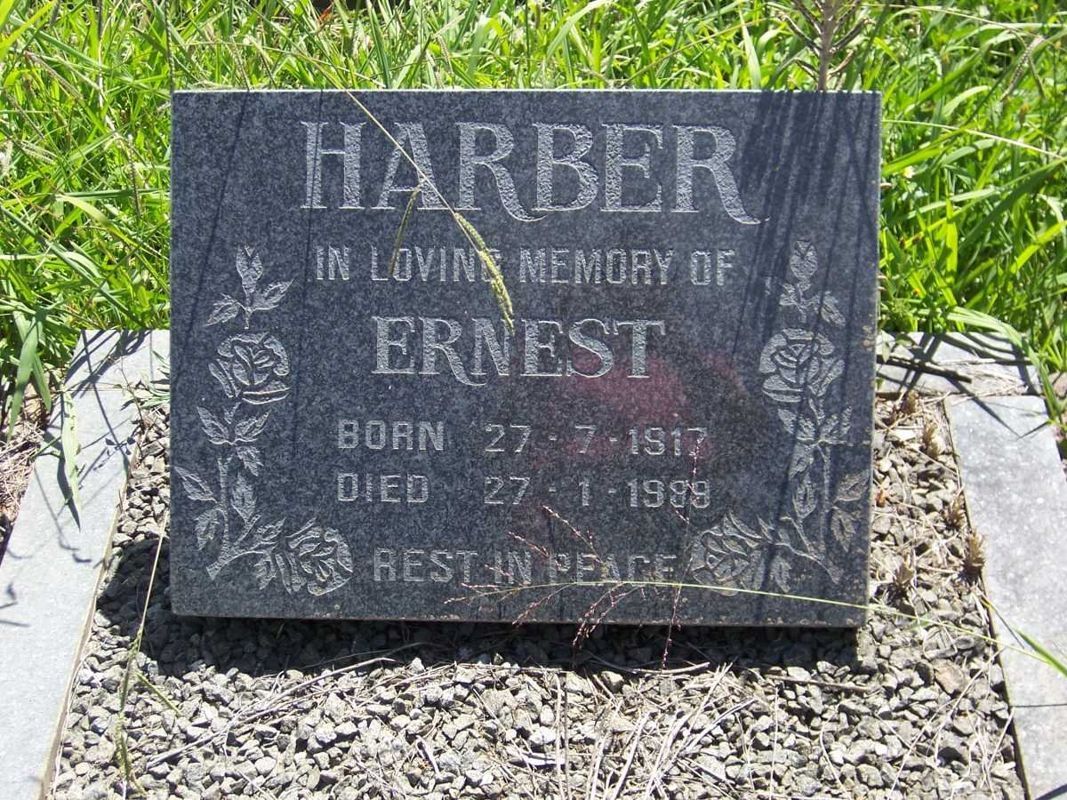 HARBER Ernest 1917-1999