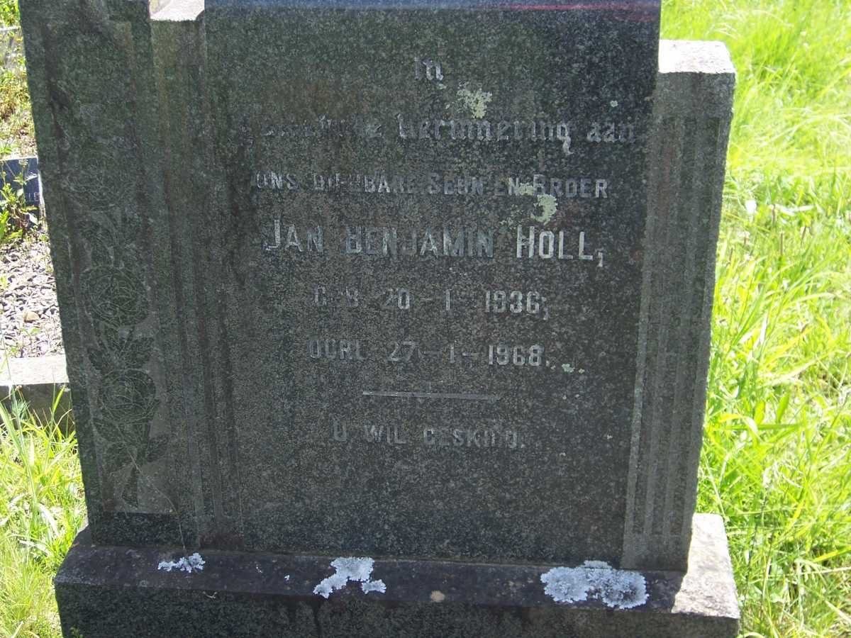 HOLL Jan Benjamin 1936-1968