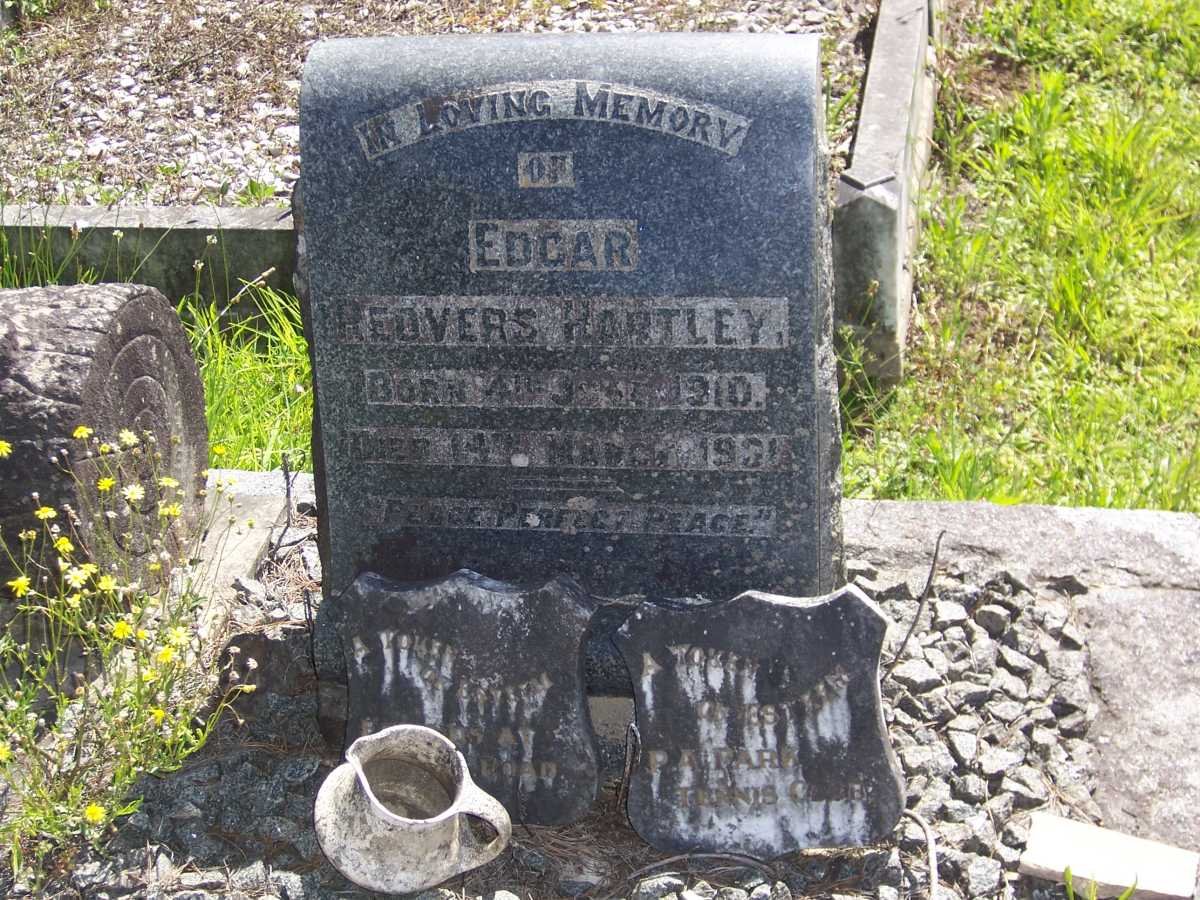 HARTLEY Edgar Redvers 1910-1931
