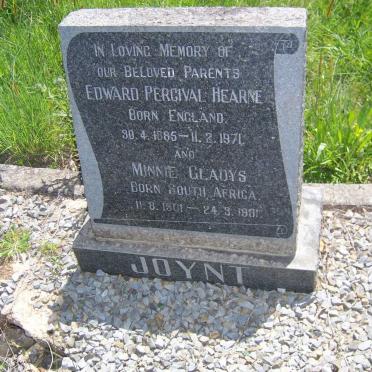 JOYNT Edward Percival Hearne 1885-1971 &amp; Minnie Gladys 1901-1981