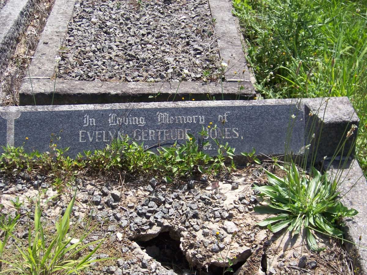 JONES Evelyn Gertrude 1917-1962