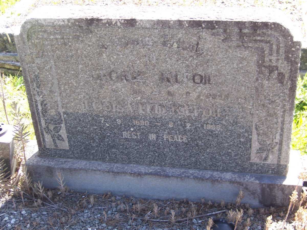 KILFOIL Louisa 1890-19?