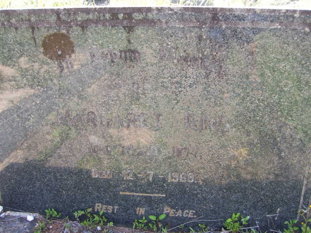 KING Margaret 1877-1969
