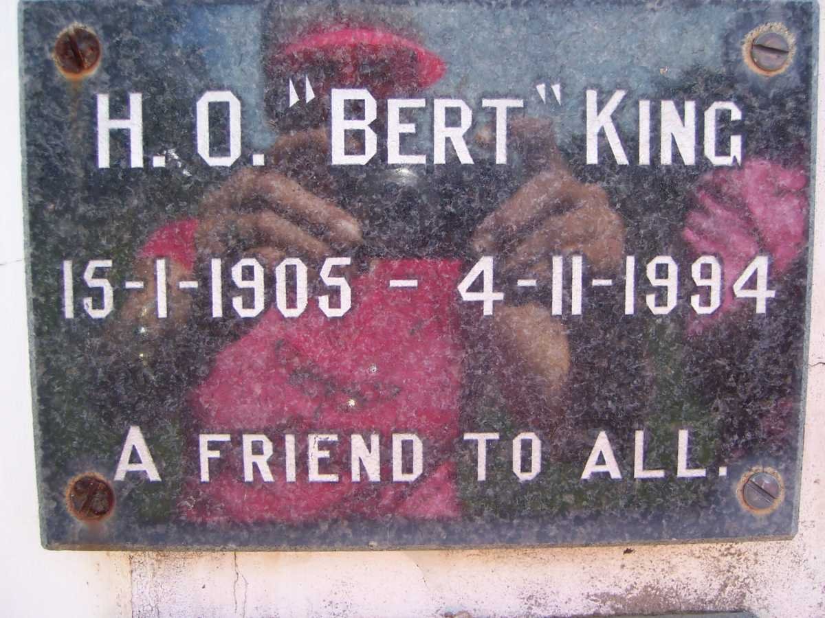 KING H.O. 1905-1994