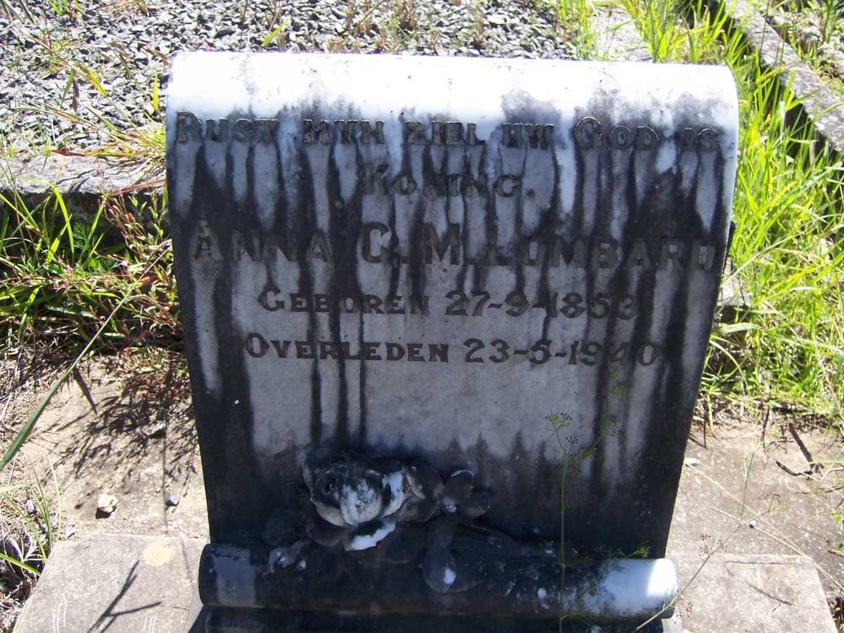 LOMBARD Anna C.M. 1853-1940